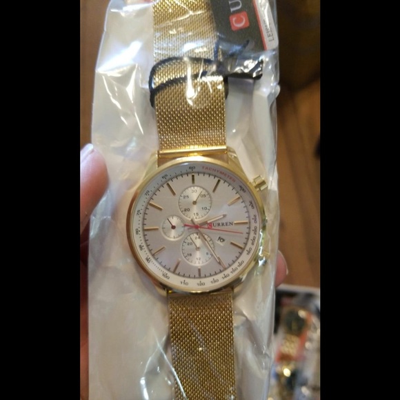 Gold Watch Men Fashion Casual Full Sports Watches - Picture 2 of 6